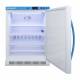Accucold ARS6PV456 Pharma-Vac Performance Series Counter Height Vaccine Refrigerator with NSF/ANSI 456 Certification, 4 Wire Shelves, Right Handle Glass Door, 6 Cubic Feet - Door Opened