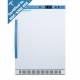 Accucold ARS6PV456 Pharma-Vac Performance Series Counter Height Vaccine Refrigerator with NSF/ANSI 456 Certification, 4 Wire Shelves, Right Handle Glass Door, 6 Cubic Feet - Front View