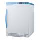 Accucold ARS6PVDR Pharma-Vac Performance Series Counter Height Vaccine Refrigerator with Removable Drawers, 3 Drawer Shelves, Right Handle Solid Door, 6 Cubic Feet - Left Angle