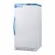 Accucold ARS8PV-CRT Pharma-Vac Performance Series Upright Vaccine Refrigerator with Controlled Room Temperature, 7 Wire Shelves, Right Handle Solid Door, 8 Cubic Feet - Left Angle