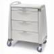 Capsa AVPCL10-CSHDC-D103 Avalo PCL Punch Card Medication Cart with 4 Drawers, Key Lock, Taupe Accent Color