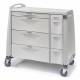 Capsa AVPCXL10-CSHDC-D103-U103 Avalo PCXL Punch Card Medication Cart with 8 Drawers, Key Lock, Taupe Accent Color Cart