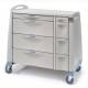 Capsa AVPCXL10-CSHHB-D103-U103 Avalo PCXL Punch Card Medication Cart with 8 Drawers, Key Lock, Horizon Blue Accent Color