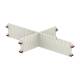 Pegasus B10D-1/4 ABS 1/4 Divider Set for 4" Baskets