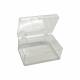 MTC Bio B1200-5 Mini-Rectangle Clear Polystyrene Western Blot Box - 2 7/8" x 2" x 1 1/4"