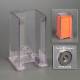 Poltex BHZDWIP31-M Biohazard Wipe Storage Dispenser - Single Stack, 3" W x 3" D x 6" H, Magnet Mount (Orange Biohazard Wipes are Not Included)