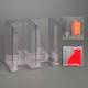 Poltex BHZDWIP32-T Biohazard Wipe Storage Dispenser - Double Stack, 7" W x 3" D x 6" H, High Bond Tape Mount (Orange Biohazard Wipes are Not Included)