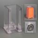 Poltex BHZDWIP41-M Biohazard Wipe Storage Dispenser - Single Stack, 4" W x 4" D x 6" H, Magnet Mount (Orange Biohazard Wipes are Not Included)