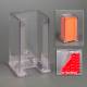 Poltex BHZDWIP41-T Biohazard Wipe Storage Dispenser - Single Stack, 4" W x 4" D x 6" H, High Bond Tape Mount (Orange Biohazard Wipes are Not Included)