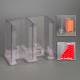 Poltex BHZDWIP42-T Biohazard Wipe Storage Dispenser - Double Stack, 9" W x 4" D x 6" H, High Bond Tape Mount (Orange Biohazard Wipes are Not Included)