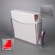 Poltex BINDRPEN-T 3-Ring Durable Binder Holder with Pen Holder - High Bond Tape Mount (3-Ring Binder and Pens are Not Included)