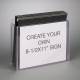 Poltex BINDRSIG 3-Ring Durable Binder Holder with Sign -  Binder loaded (3-Ring Binder and Sign are Not Included)