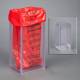 Poltex BIOHBX8 Benchtop Biohazard Bag Box - 3.50" W x 3" D x 8.10" H, Not Tilted (Biohazard Bag is Not Included)