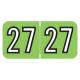 Arden Label BKYM-27-T4 Barkley Compatible BKYM Series 2027 Year Labels - Size 3/4" H x 1 1/2" W