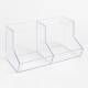 Poltex BLKBNDBL8 Double Bulk Storage Bin with Front Dispensing Access - Clear