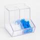 Poltex BLKBNLDDBL4 Double Bulk Storage Bin with Lid and Front Dispensing Access - Top and Front Lid Closed (Consumables are Not Included)