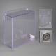 Poltex BLUWIPLID-M Bulk Wipe Holder with Hinged Lid - Magnet Mount