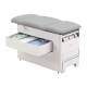 Brewer Access® 1000 Medical Exam Table - Lying Flat, Side Storage Open (Patient Care Supplies not Included, Upholstery Color Shown is Not Available)
