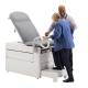 Brewer Access® 1000 Medical Exam Table - Stepping Up Assist with Forward Handles (Handles are Sold Separately, Upholstery Color Shown is Not Available, Drawer Warmer Switch is Not Included)