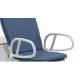 Brewer Access® High-Low PLUS Exam Table with Pneumatic Back and 17" Height - Deep Sapphire, Assist Handles Detail View (Image shown may include features or accessories that do not come standard on the base model)