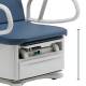 Brewer Access® High-Low PLUS Exam Table 700 with Power Back and 17" Height - Deep Sapphire, Seat Height (Image Shown May Include Features or Accessories That Do Not Come Standard on the Base Model)