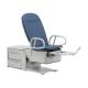 Brewer Access® High-Low PLUS Exam Table 700 with Power Back and 17" Height - Deep Sapphire, Stirrups (Image Shown May Include Features or Accessories That Do Not Come Standard on the Base Model)