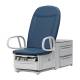 Brewer 6000PLUS-17-PR55 Access® High-Low PLUS Exam Table with Pneumatic Back and 17" Height - Deep Sapphire (Image shown may include features or accessories that do not come standard on the base model)