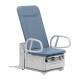 Brewer FLEX™ High-Low PLUS Exam Table with Pneumatic Back, Pelvic Tilt, Stirrups, Drawer Heater, Outlet, and 17" Height - Blue Fog (Image Shown May Include Features or Accessories That Do Not Come Standard on the Base Model)