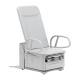 Brewer FLEX™ High-Low PLUS Exam Table with Power Back, Pelvic Tilt, Stirrups, Drawer Heater, Outlet, and 17" Height - Flannel (Image Shown May Include Features or Accessories That Do Not Come Standard on the Base Model)