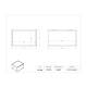 Poltex BTSYSCUBBY5 Benchtop Stack System Cubby - 5" Interior Height - Dimensions