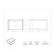 Poltex BTSYSDWR795 Benchtop Storage System Drawer - Dimensions