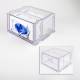 Poltex BTSYSLGGLV Benchtop Storage System Glove Box Holder - With and Without Glove Boxes Detail View (Glove boxes are not included.)