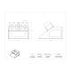 Poltex BTSYSPIPRK Benchtop Stack System Pipette Rack - Dimensions