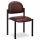 Clinton Model C-40B Premium Side Chair With Wall Guard & No Arms (Burgundy Upholstery)