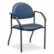 Clinton C-50F F-Series Black Frame Chair - Royal Blue