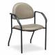 Clinton C-50F F-Series Black Frame Chair - Warm Gray