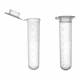 MTC Bio C0907 Round Bottom Tube with Attached Snap Cap, Frosted Marking Area - 7 mL