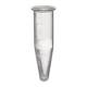 MTC Bio C1915 Capless Microtube, Graduated, Sterile, Conical Bottom, 1.5 mL - High Angle View