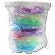 MTC Bio C2000-50AST SureSeal S™ Sterile 1.5mL Microcentrifuge Tube in Bag of 50 Tubes - Assorted Colors: Blue, Green, Purple, Red, Yellow 