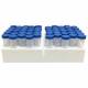 MTC Bio C2540 Five-O 5mL MacroTube Sterile Centrifuge Tubes with Screw Caps in Foam Rack - Natural