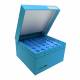 MTC Bio C2580-36 Cardboard Freezer Box with Hinged Lid for 36 Screw-Cap 5mL MacroTubes