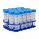 MTC Bio C2802 ProSeries™ Centrifuge Tube with Flat Screw Cap - 50mL on an Eco-Plastic Rack