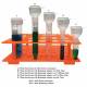 MTC Bio C4070 SureStrain 70um Premium Cell Strainer for 50mL Tubes (In Use on Rack & with Adapter; Rack & Adapters not Included)
