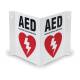 Aero Healthcare CA-01 AERO Healthcare 3-View Wall Sign for HeartSine® samaritan® AED