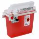 DETECTO CAMCDSC Metal Sharps Container Holder with Accessory Rail for MobileCare Medical Carts (Sharps Container NOT included)