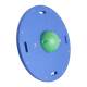 CanDo® Circular Wobble Balance Board Combo™ with 1 Instability Ball - Moderate, Green