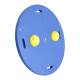 CanDo® Circular Wobble/Rocker Balance Board Combo™ with 2 Instability Balls - X-Easy, Yellow