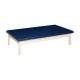 CanDo® Fixed Height Mat Platform Table with Upholstered Top