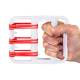 CanDo® Rubber Band Hand Grip Exerciser with 5 Resistance Level Bands - Without Flexion Limiter