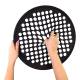 CanDo® 10-0875 Web Hand Exerciser, Latex-Free, 14" Diameter, X-Heavy Resistance, Black - One-Hand Use